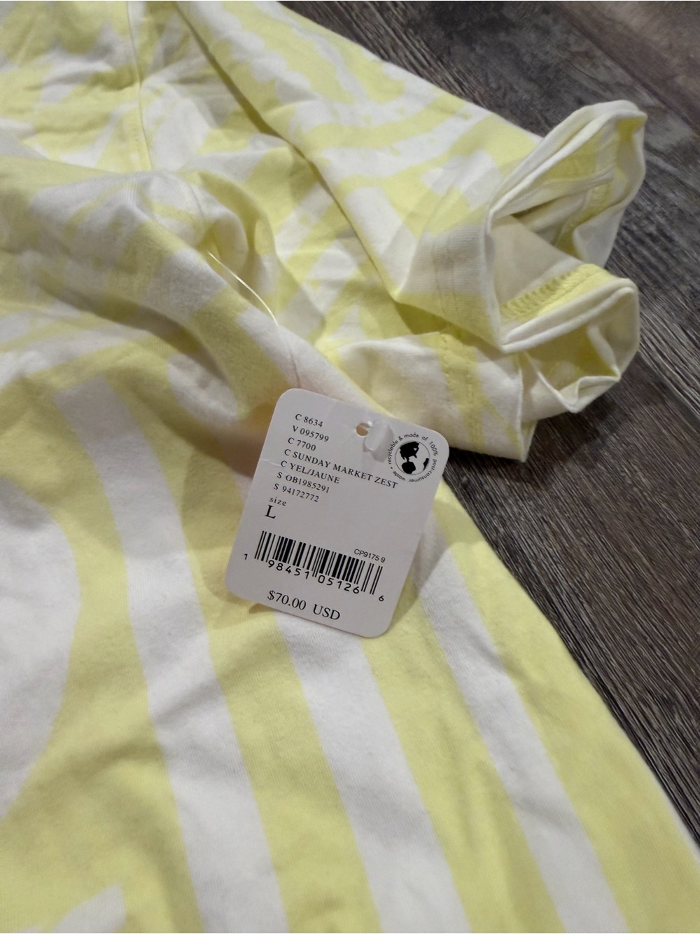 FP Movement by Free People Yellow & White Geometric Romper - Picture 2 of 3